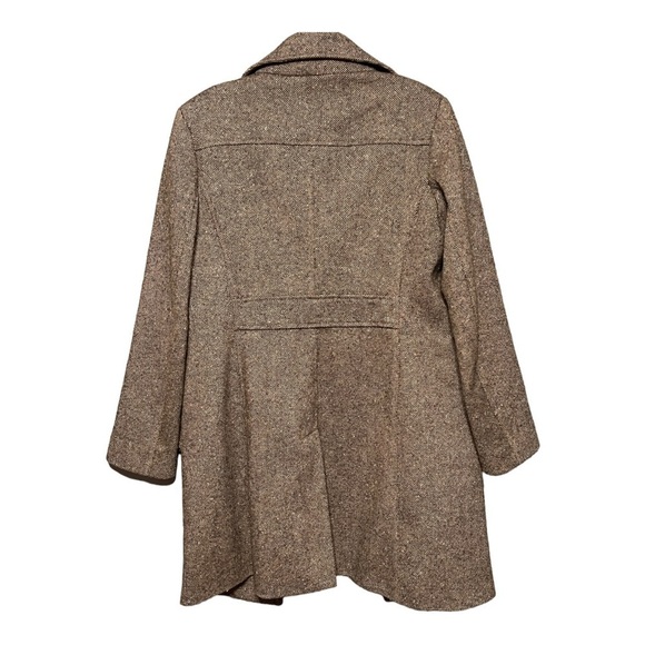 Gap Factory Wool Tweed Duffle Coat W/Toggle Fasteners Vintage Inspired Timeless - Picture 3 of 14